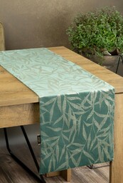 Eurofirany Obrus bieżnik 35x180 Blink 15 miętowy ciemny