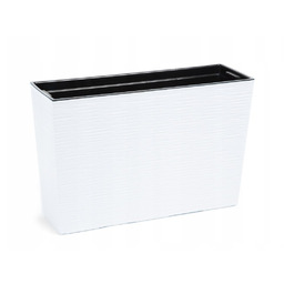 Kwietnik WERBENA 190x560 dłuto - biały