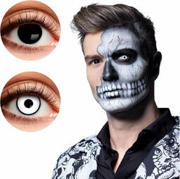 Soczewki kontaktowe "Szkielet" - 3 miesięczne