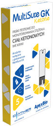 MultiSure GK Ketone, paski testowe do monitorowania stężenia