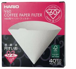 Filtry papierowe Hario do drippera V60-2 - 40