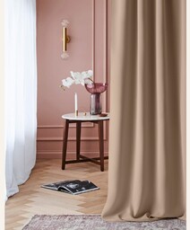 ZASŁONA ZACIEMNIAJĄCA LAUREL - BEŻOWA 180x250 PRZELOTKA
