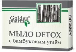 Mydło Detox z Węglem Bambusowym, Goldenpharm, 70g
