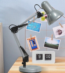 RABALUX 4213 Samson Lampa stołowa IP20 srebrny E27