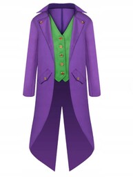 Kostium Joker Frak Szalony Joker Halloween 12-14 lat