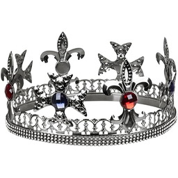 Boland 64555 - korona Royal King, srebrna,