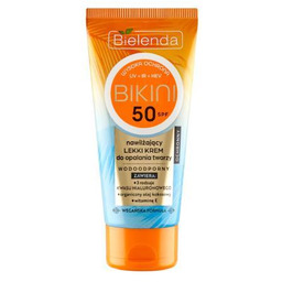 BIELENDA BIKINI Nawilżający lekki krem do twarzy SPF