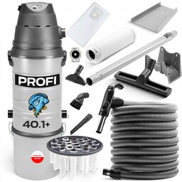 Odkurzacz Centralny Profi 40.1 Plus Multifiltr Cyklon Teflon