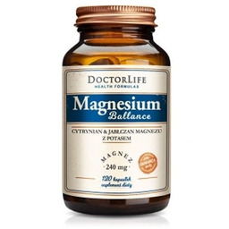 DOCTOR LIFE_Magnesium Ballance cytrynian i jabłczan magnezu magnez