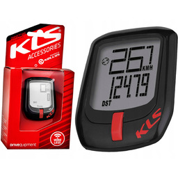 Licznik bezprzewodowy Kellys Direct czarno-czerwony