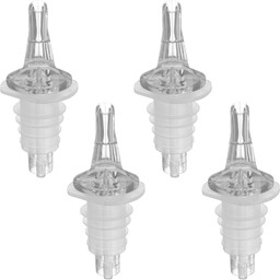 Zestaw Nalewak dozownik kurek do butelek przezroczysty 4szt