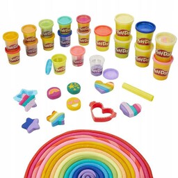 Hasbro Ciastolina brokatowa Play-Doh foremki ZA5120