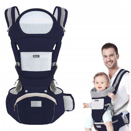 Nosidełko dla dziecka z siedziskiem biodrowym wielofunkcyjne nosidełko