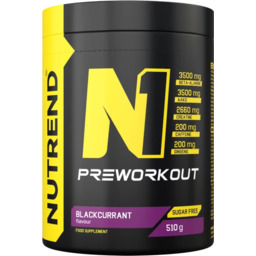 Nutrend N1 Pre-Workout 510 g czarna porzeczka