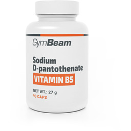 GymBeam Witamina B5 (D-pantotenian sodu) 90 kaps