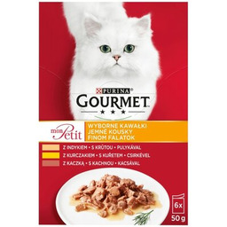 GOURMET Karma dla kota Mon Petit Mix Drób