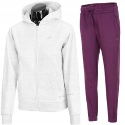 4F DAMSKI DRES BAWEĹNA KOMPLET BLUZA SPODNIE /