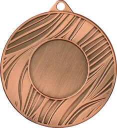 Medal brązowy z miejscem na emblemat - 50mm