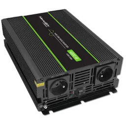 Qoltec Monolith 24/230V 2000/4000W Czarny Przetwornica