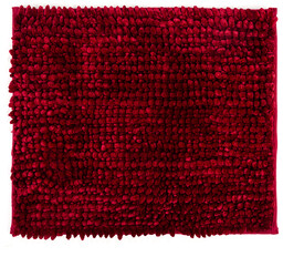 Mata łazienkowa Ella micro czerwona, 40 x 50
