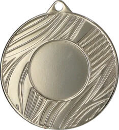 Medal srebrny z miejscem na emblemat - 50mm