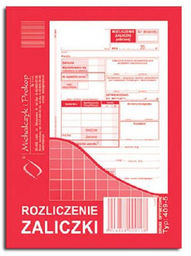 Druk "Rozliczenie Zaliczki" MICHALCZYK I PROKOP A6 /409-5/