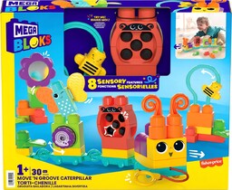 Mega Bloks, klock, Aktywizująca gąsieniczka do ciągnięcia, HKN44