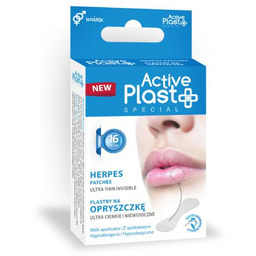 ACTIVE PLAST Plastry na opryszczkę, 16 szt.