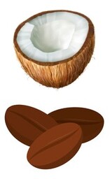Kawa Arabica mielona lub ziarnista smakowa kokosowa 200g