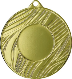 Medal złoty z miejscem na emblemat - 50mm