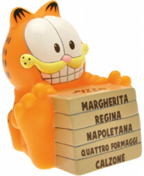 Skarbonka Garfield - Garfield with Pizza (Chibi)