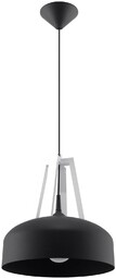 Sollux LAMPA wisząca SL.0389 okrągła OPRAWA metalowy ZWIS