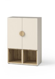 Komoda dwudrzwiowa z półkami MELO ME6, do pokoju