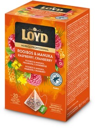 Herbata LOYD Professional Rooibos &amp; Manuka z maliną