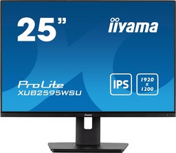 Iiyama XUB2595WSU-B5-25, IPS, 1920 x 1200, 75 Hz,
