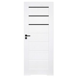 Drzwi łazienkowe z podcięciem PRIM białe 70 prawe