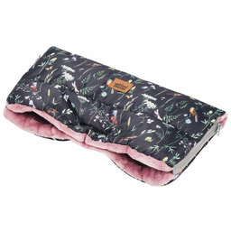 TiniMini MUFKA NA WÓZEK sanki ocieplana rękawica