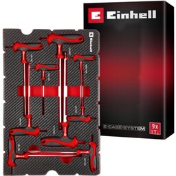 EINHELL Zestaw kluczy imbusowych E-Case 49370526 (9 elementów)