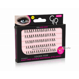 Golden Rose - KNOT-FREE DOUBLE INDIVIDUAL EYELASHES -
