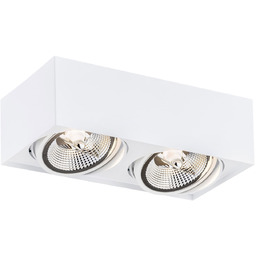 Oprawa sufitowa nowoczesna RODOS PLUS 1048 GU10x2 biała