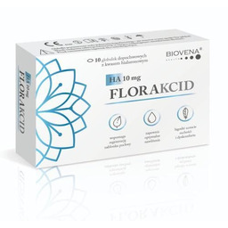 Florakcid HA 10 mg, 10 globulek dopochwowych KRÓTKA