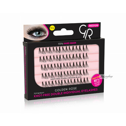 Golden Rose - KNOT-FREE DOUBLE INDIVIDUAL EYELASHES -