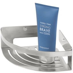 Tiger Caddy koszyk prysznicowy narożny 18,4 cm stal