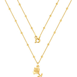 Naszyjnik z różyczką