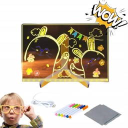 Tablica podświetlana do rysowania LED tablet graficzny +