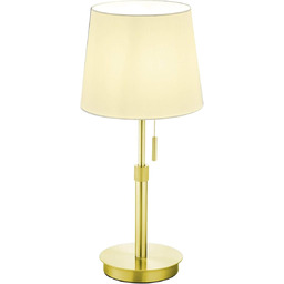 Trio Leuchten Lampa stołowa Lyon 509100108, metal, mosiądz