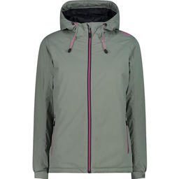 CMP, Kurtka Fix Hood, 33Z1636, jasnozielona, D34, damska