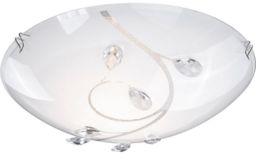 Globo plafon lampa sufitowa Burgundy 40404-1 szkło kryształki