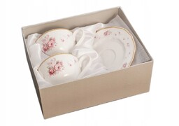 2 Filiżanki Porcelana Kostna W Pudełku