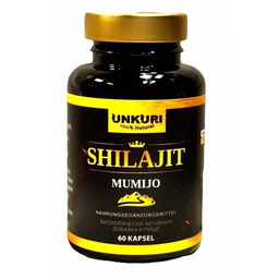 Mumijo Shilajit 100% Naturalny, Kirgistan, UNKURI, 60 Kapsułek